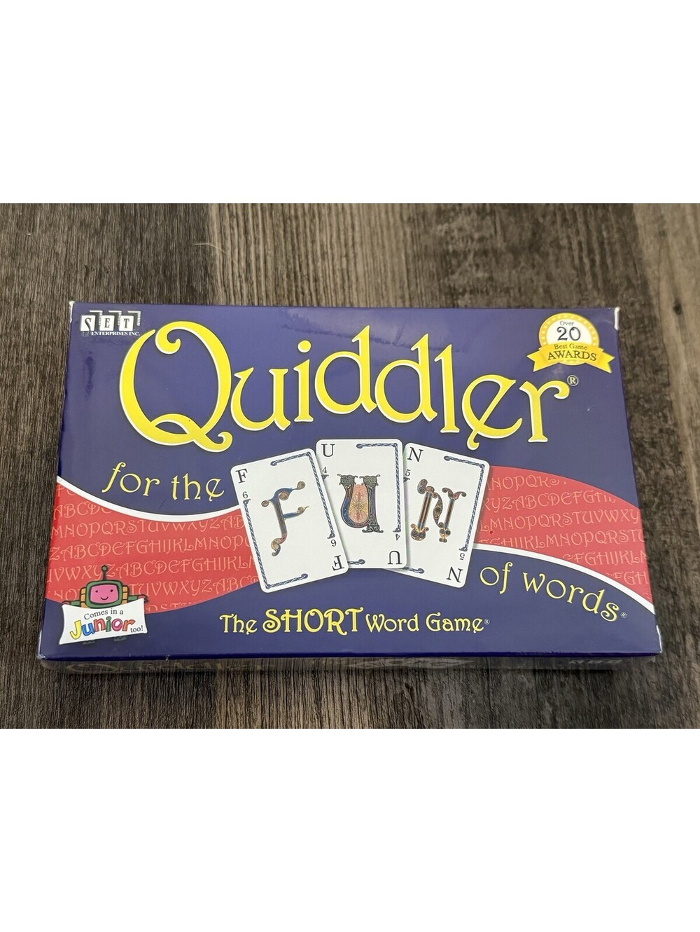 Quiddler Word Game 1998 Set Enterprises New Sealed
